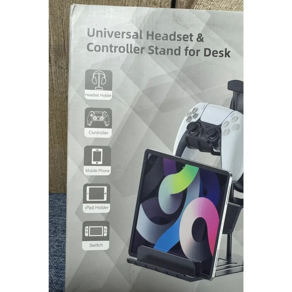KDD Headphone Stand, Controller Holder & Headset Holder for Desk, Earphone Stand